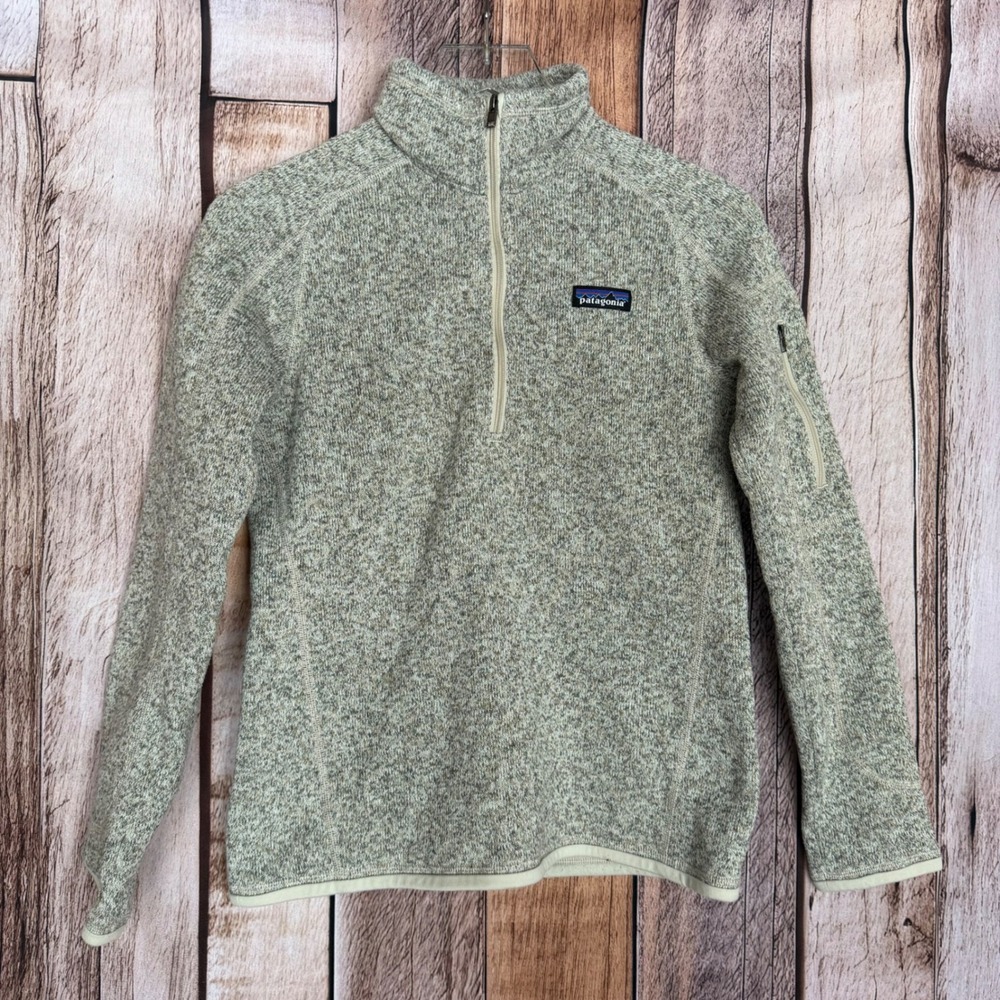 Patagonia Better Sweater 1/4 Zip Fleece Pullover Hiking Outdoors Womens Small‎